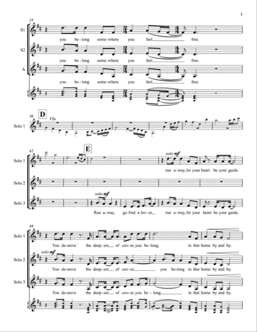 Wildflowers SSA scores gallery preview page 3