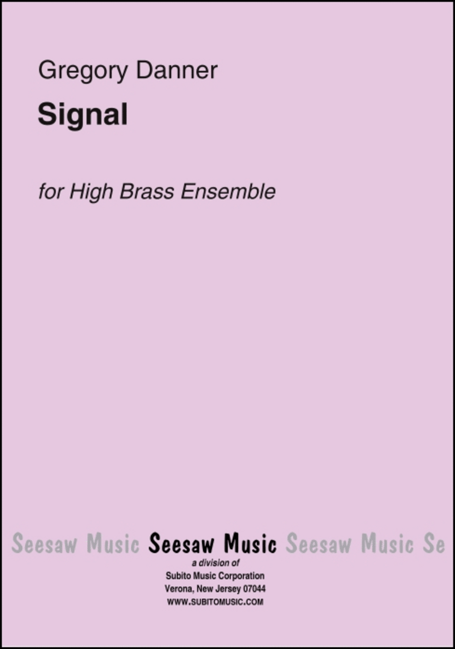 Signal Brass Ensemble scores gallery preview page 1
