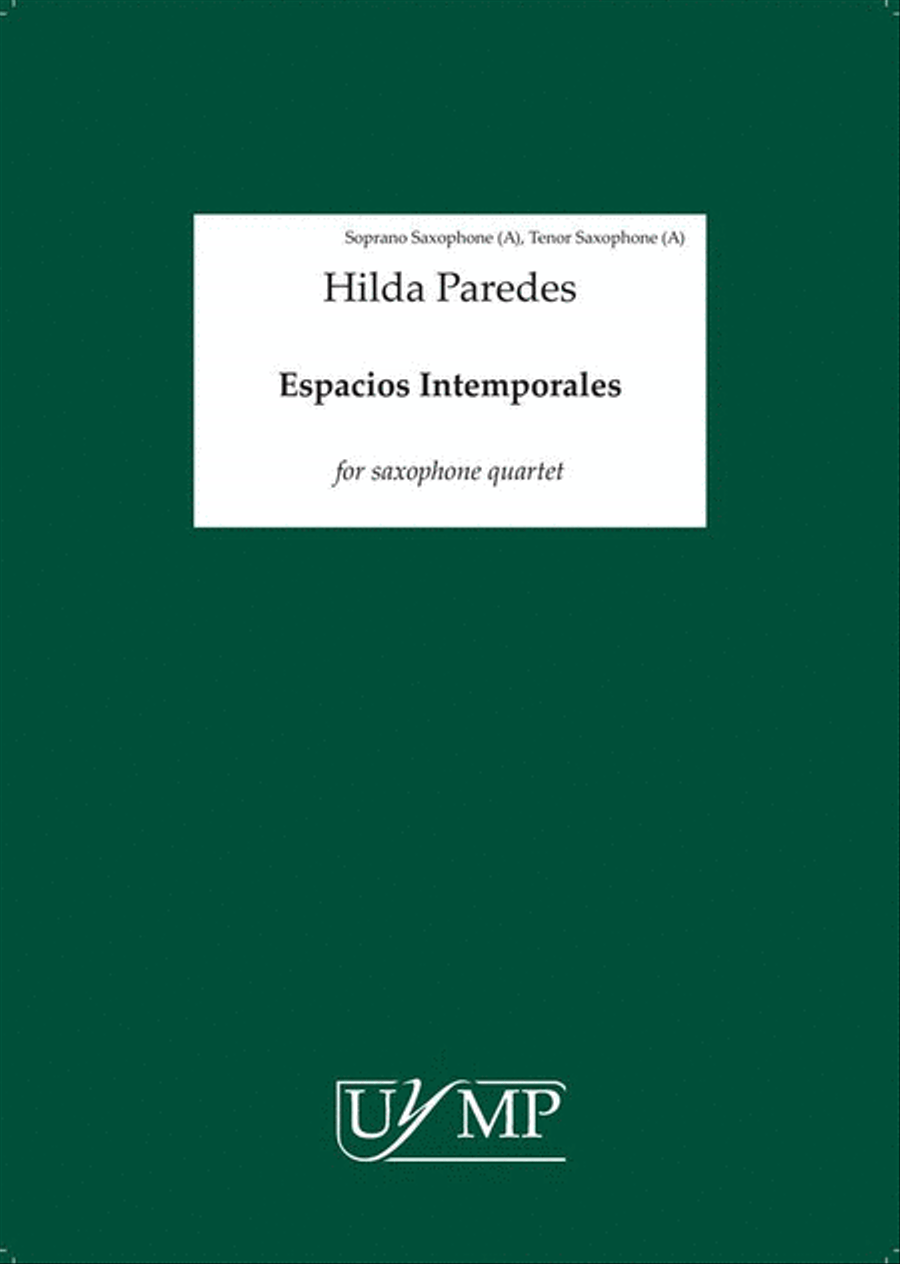 Espacios Intemporales Saxophone Quartet scores gallery preview page 2