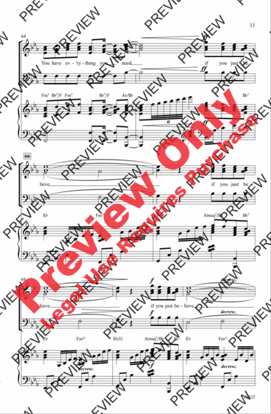 Believe 3-Part scores gallery preview page 11