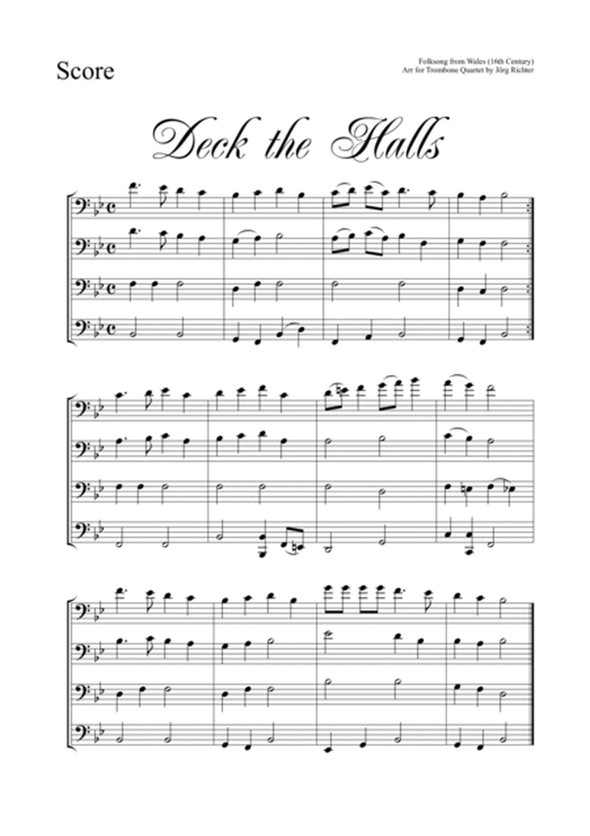 Deck the Halls (Christmas Carol) for Trombone Quartet image number null