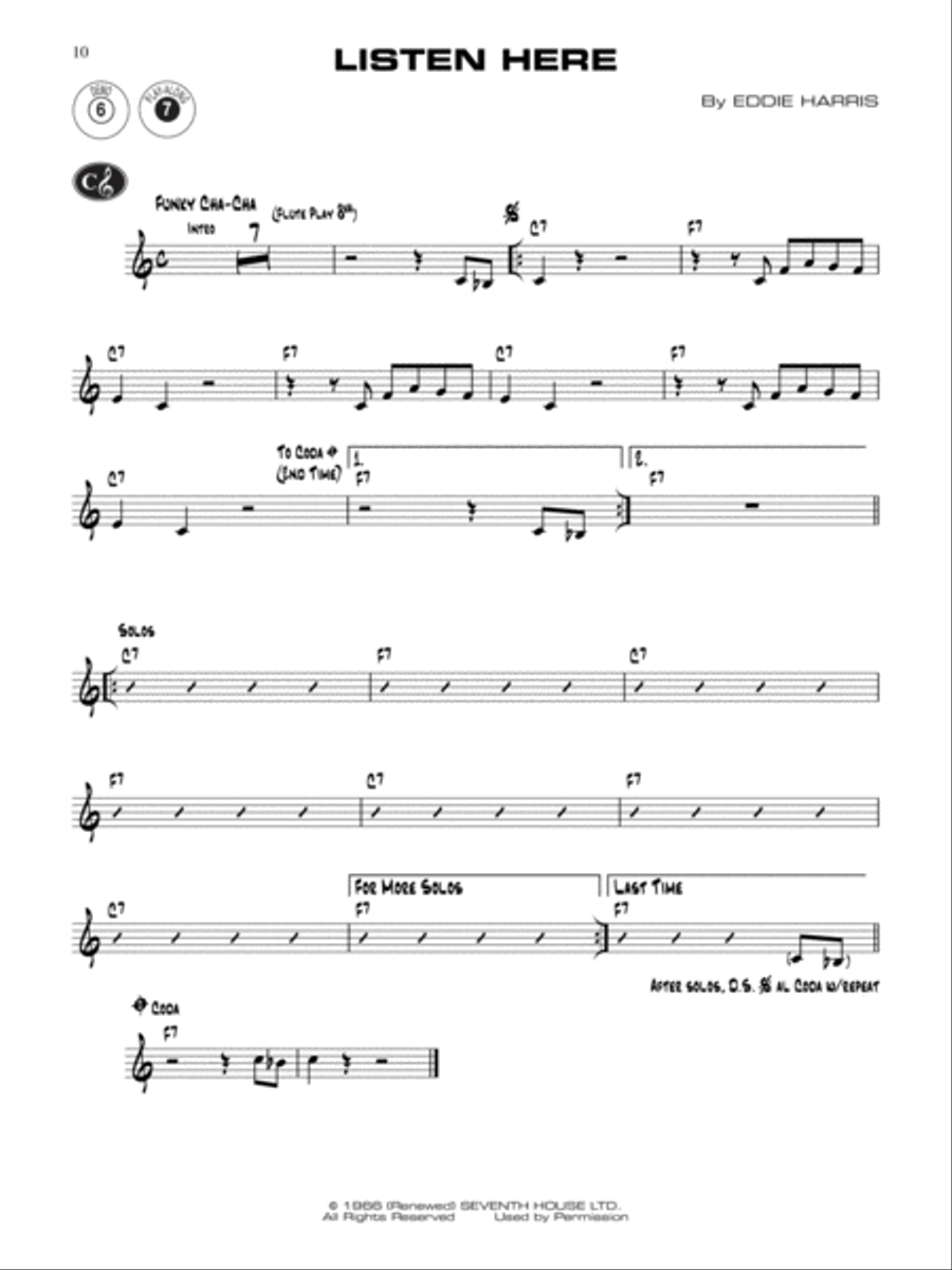 Alfred Jazz Easy Play-Along -- Latin, Volume 3 Flexible/Adaptable scores gallery preview page 7
