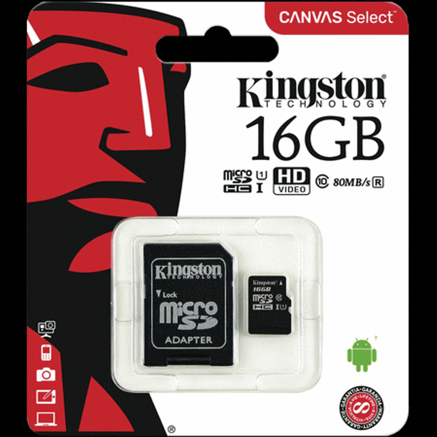 16GB Kingston Micro SD Card with Adapter Musical Instruments scores gallery preview page 1