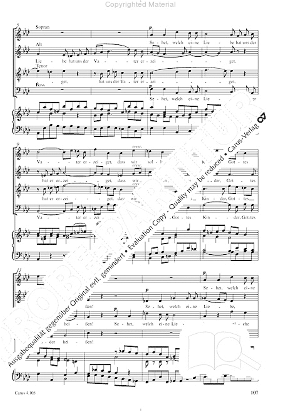 Choral collection Mendelssohn - editionchor Choir scores gallery preview page 108