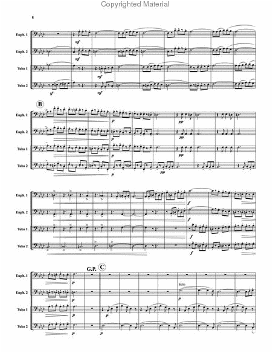 Quartet for Brass EETT scores gallery preview page 6