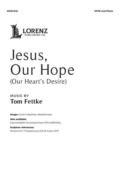 Jesus, Our Hope