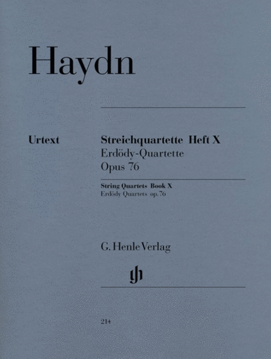 Haydn - String Quartets Book 10 Op 76 Nos 1-6