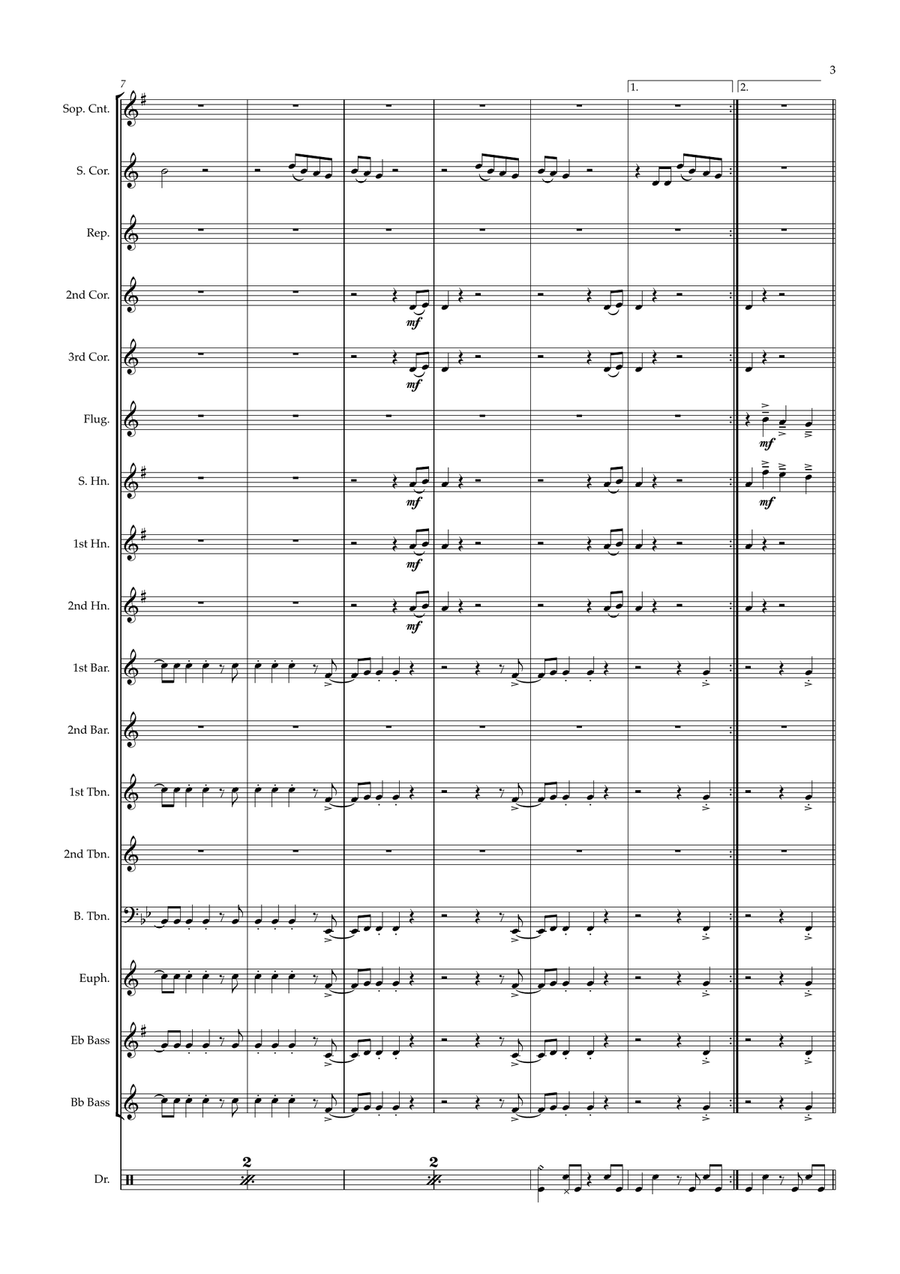 Shake It Off Brass Band scores gallery preview page 3