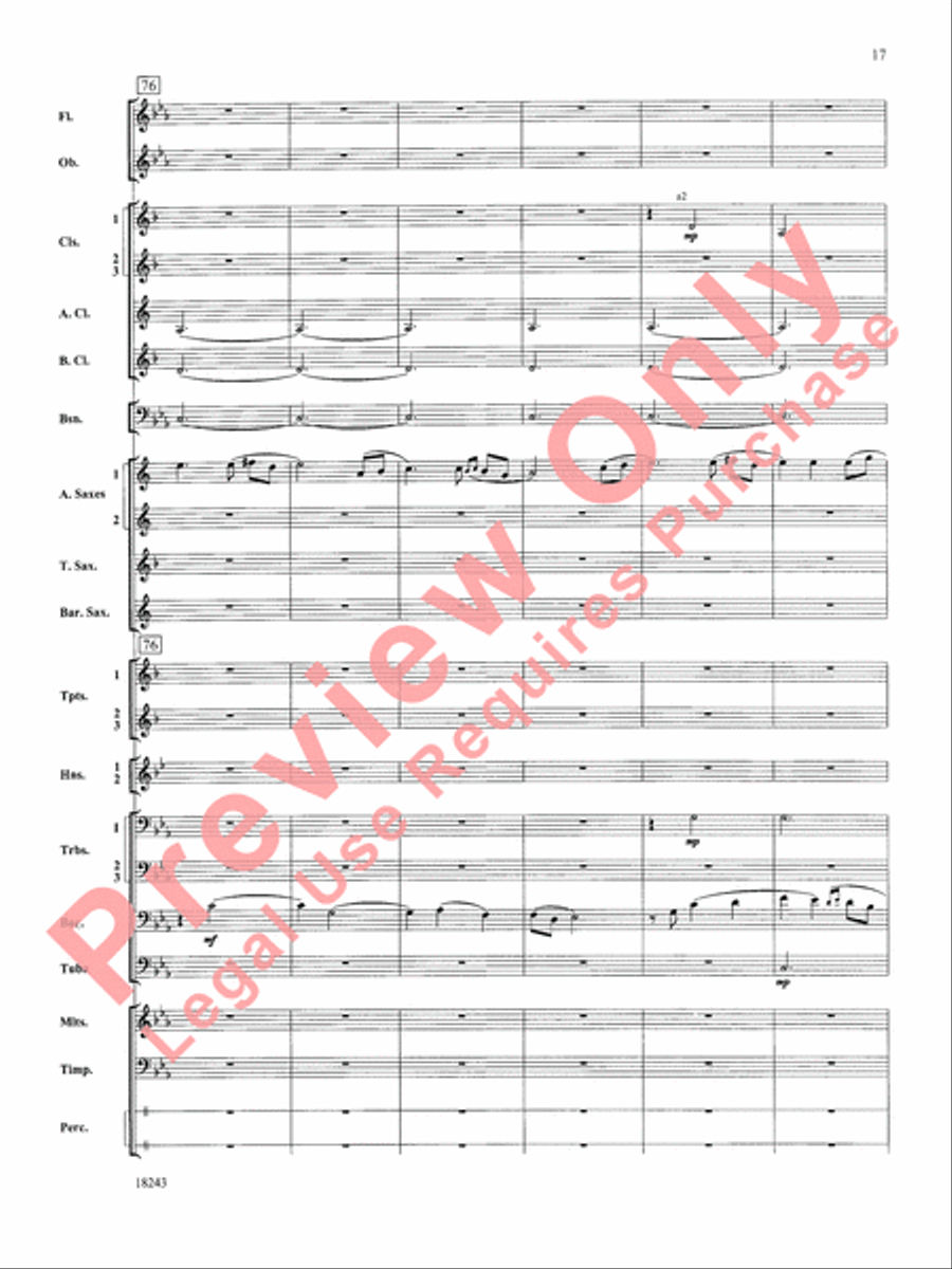A Longford Legend A Longford Legend Concert Band scores gallery preview page 18