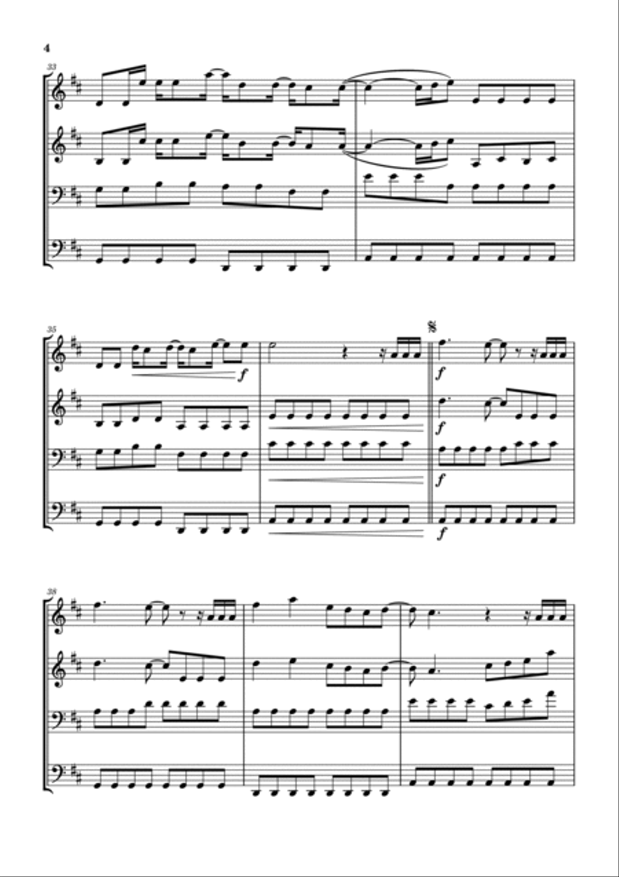 Shine Like Stars Shine Like Stars Brass Ensemble scores gallery preview page 5