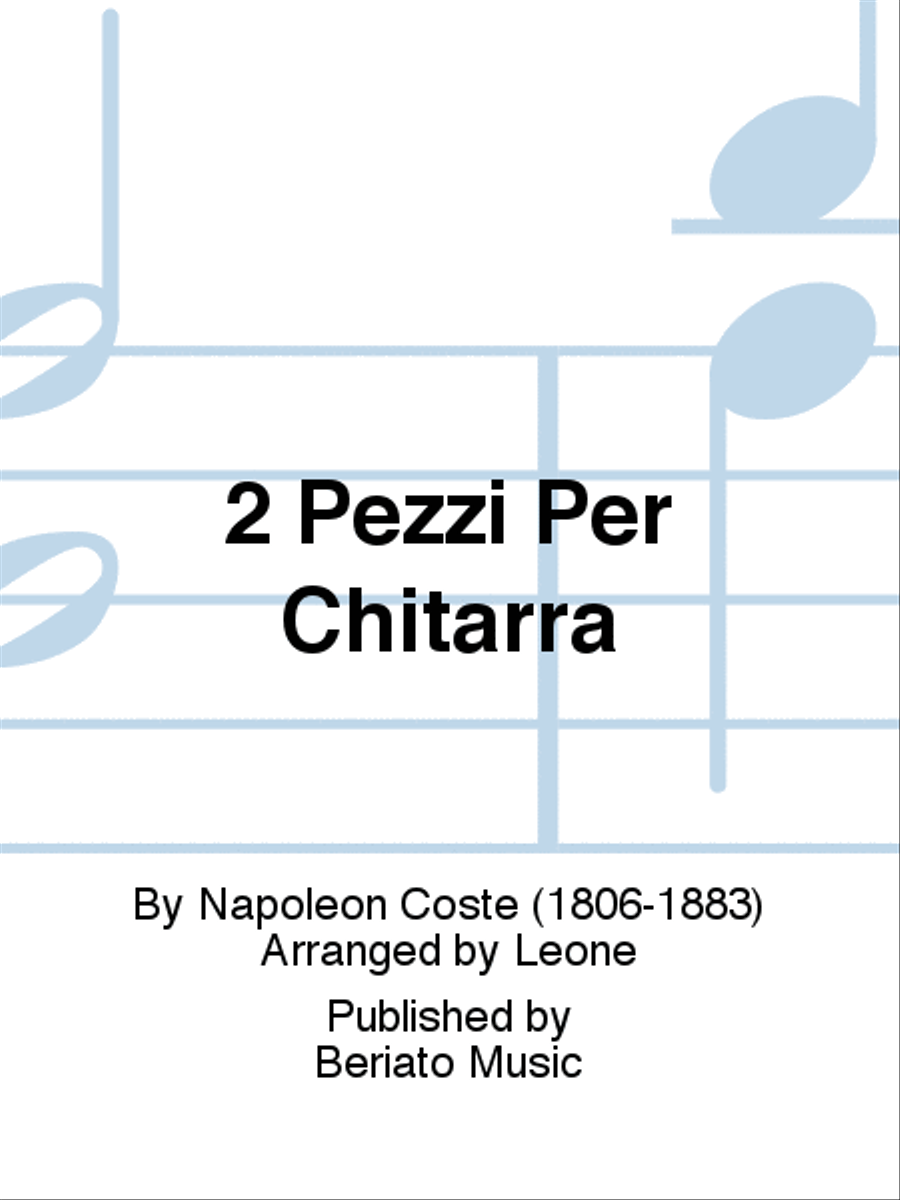 2 Pezzi Per Chitarra Classical Guitar scores gallery preview page 1