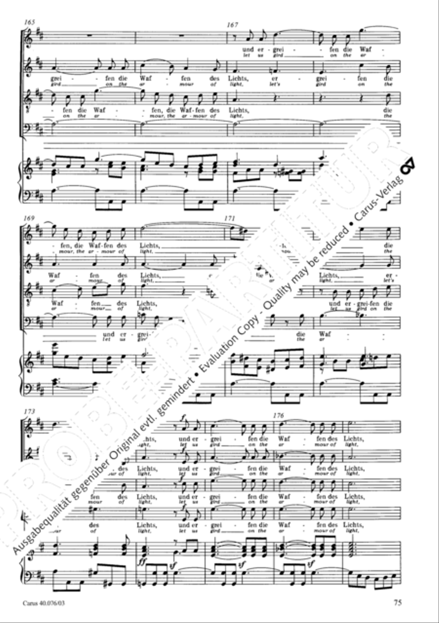 Hymn of Praise, MWV A 18 Hymn of Praise, MWV A 18 SSAATB scores gallery preview page 76