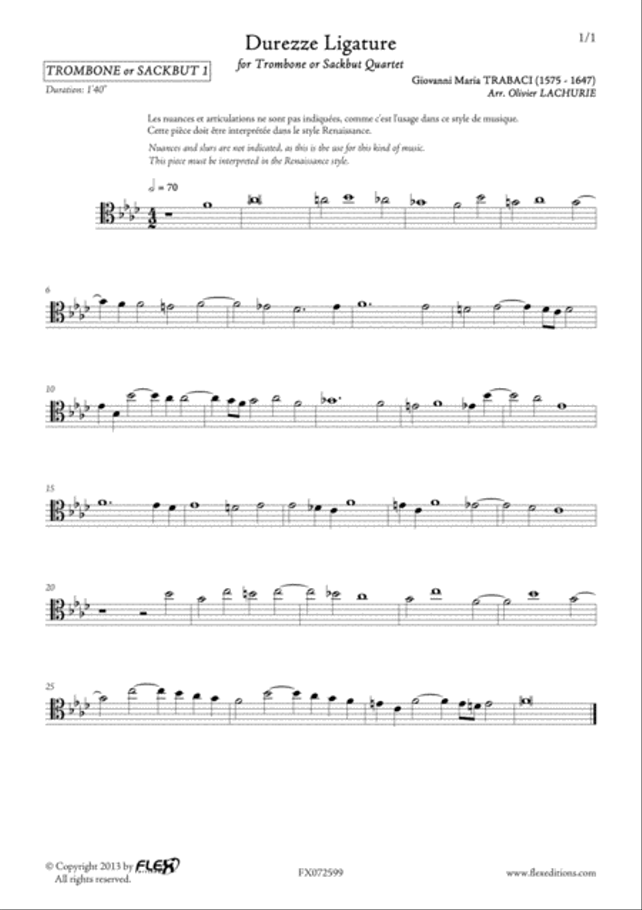 Durezze Ligature Durezze Ligature Trombone scores gallery preview page 4