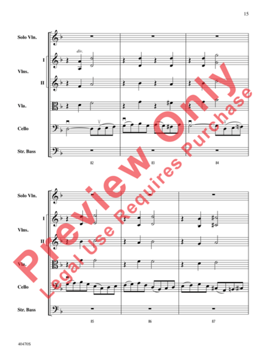 Hungarian Variations String Orchestra scores gallery preview page 16