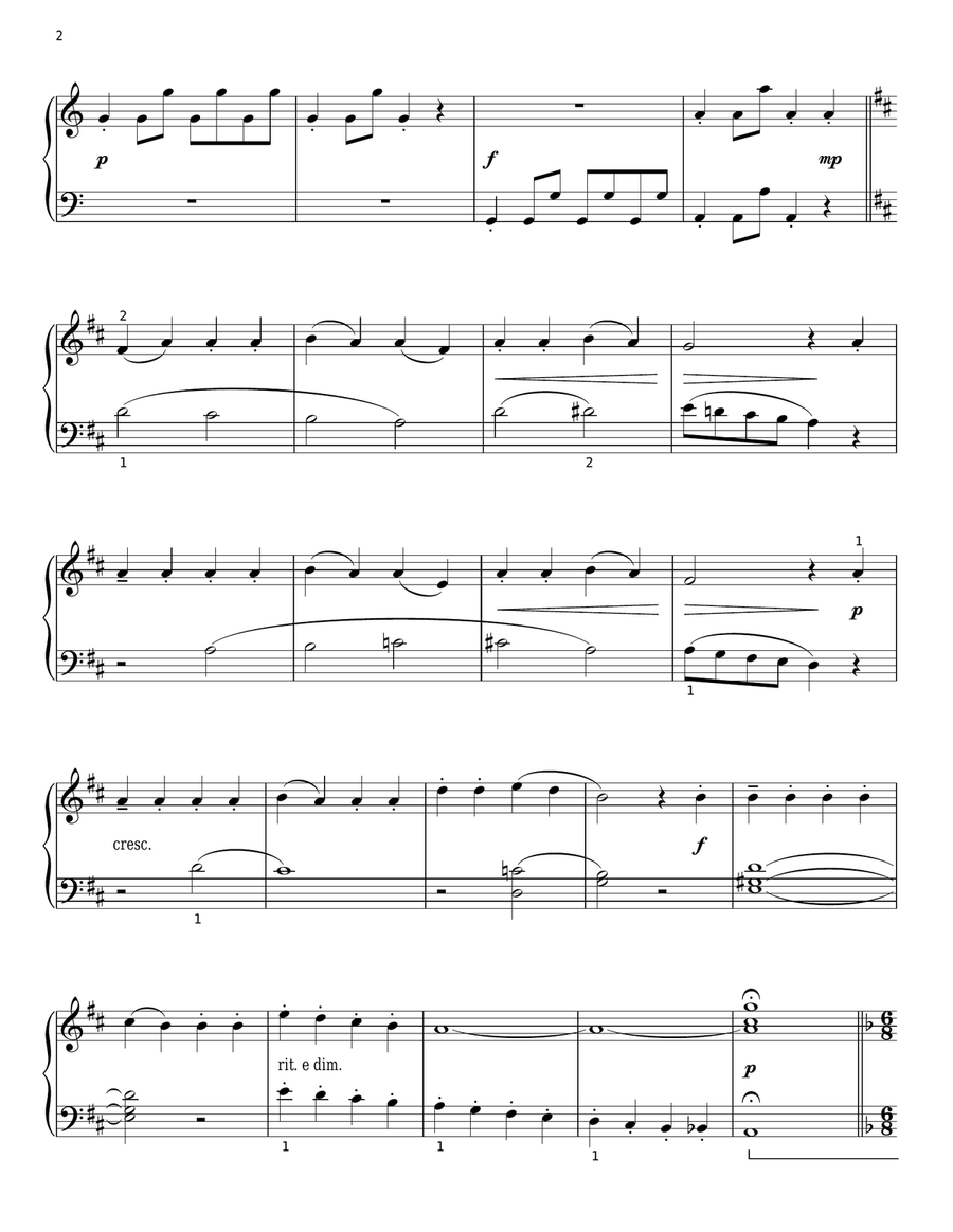Supercalifragilisticexpialidocious [Classical version] (from Mary Poppins) (arr. Phillip Keveren) Piano Solo scores gallery preview page 2