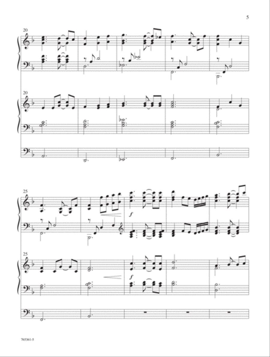 Symphony of Praise Organ scores gallery preview page 5