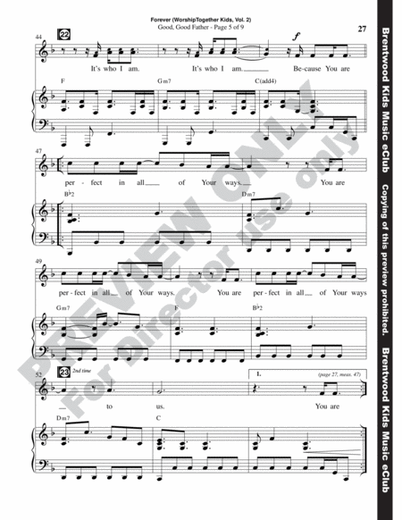 Forever - We Sing Hallelujah (choral book) image number null