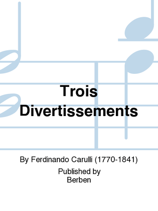 Book cover for Trois Divertissements