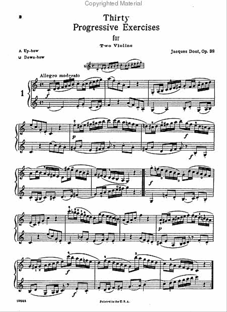 30 Progressive Exercises, Op. 38