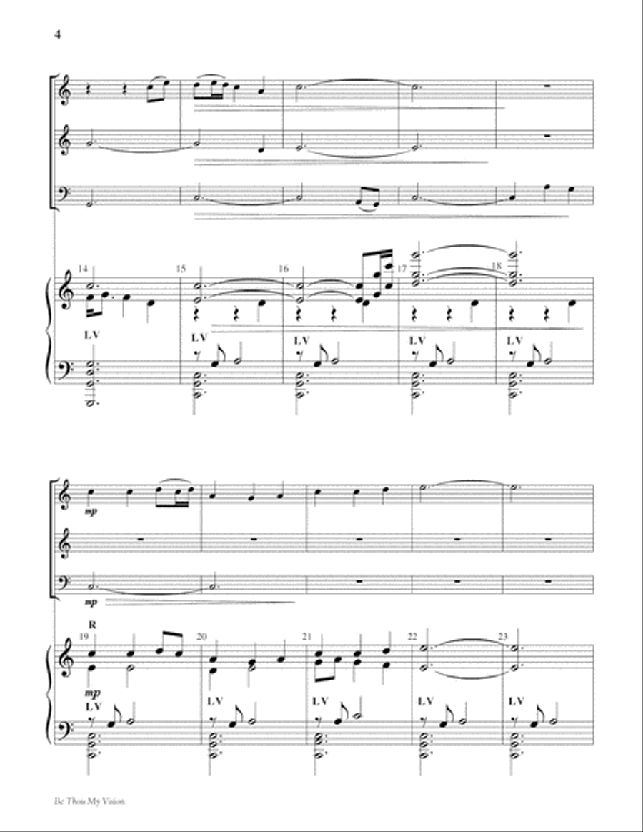 Be Thou My Vision Be Thou My Vision 5-Octaves scores gallery preview page 4