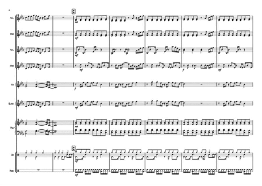 Fireflies Percussion Ensemble scores gallery preview page 4