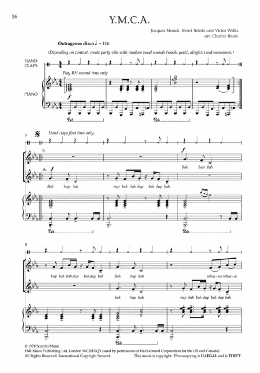Disco Classics, Volume 1 Choir scores gallery preview page 4