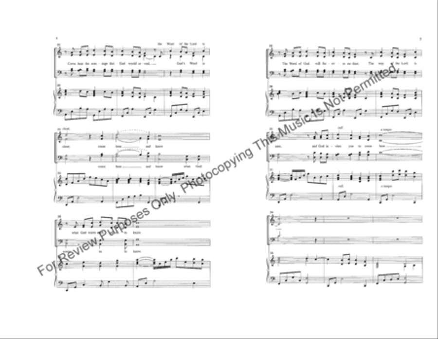 Come Hear Choir scores gallery preview page 3
