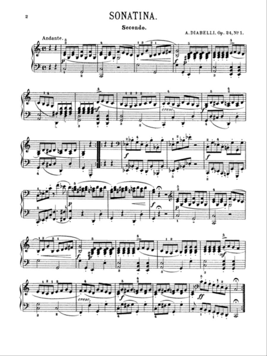 Sonatinas, Op. 24, 54, 58, 60