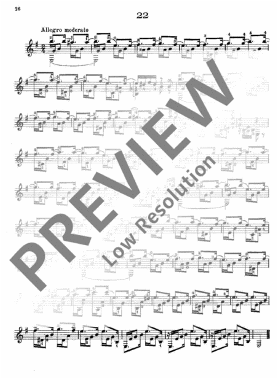 Preliminary Studies Classical Guitar scores gallery preview page 17