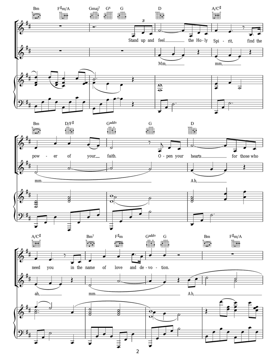 I Believe I Believe Acoustic Guitar scores gallery preview page 2
