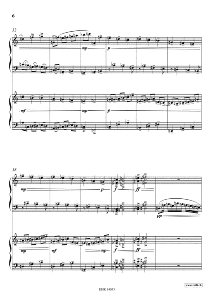 Fantasia Del Primo Tono Fantasia Del Primo Tono Piano Duet scores gallery preview page 6