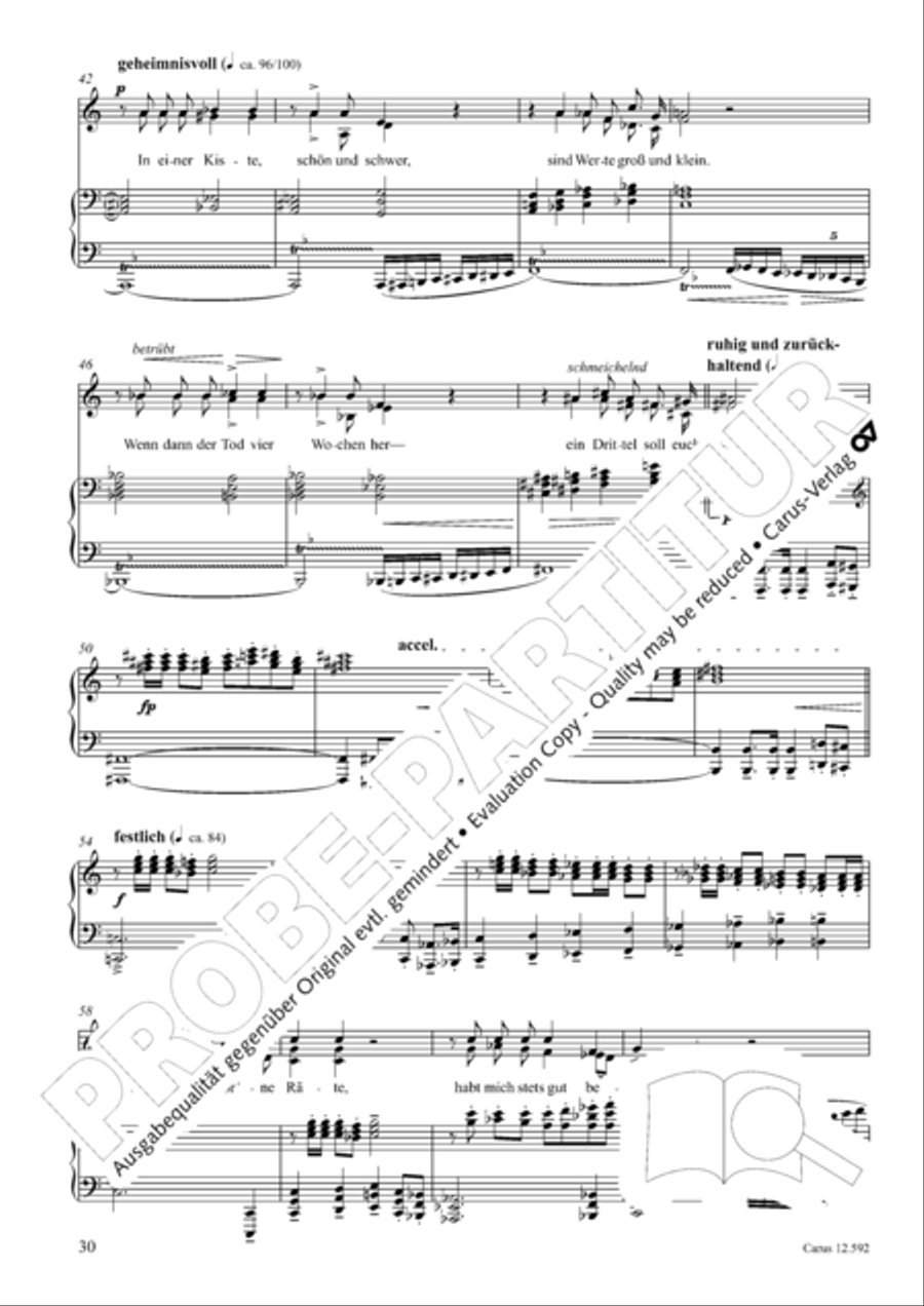 Eulenspiegeleien op. 146. Drei Eulenspiegelszenen Collection / Songbook scores gallery preview page 31
