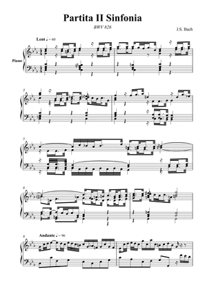 Partita No. 2 in C minor, BWV 826: I. Sinfonia