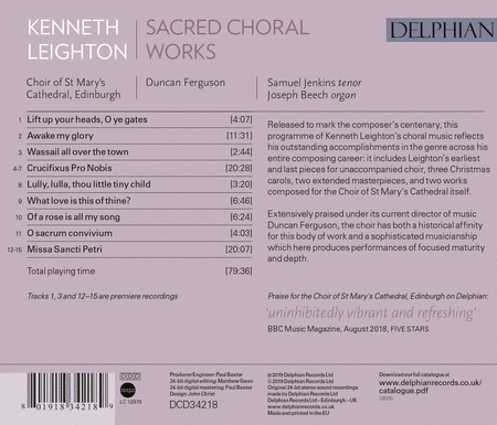Leighton: Sacred Choral Works