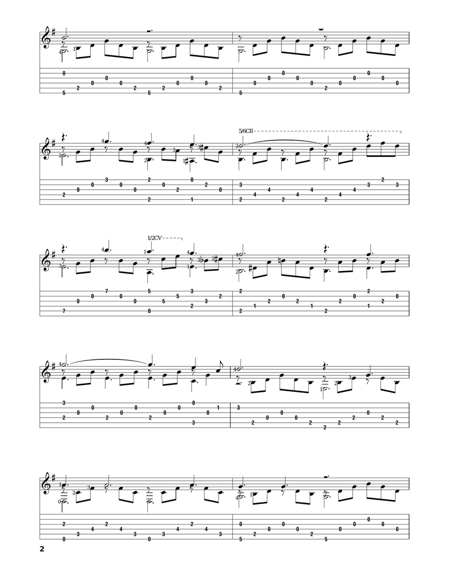 The Lord's Prayer The Lord's Prayer Acoustic Guitar scores gallery preview page 2