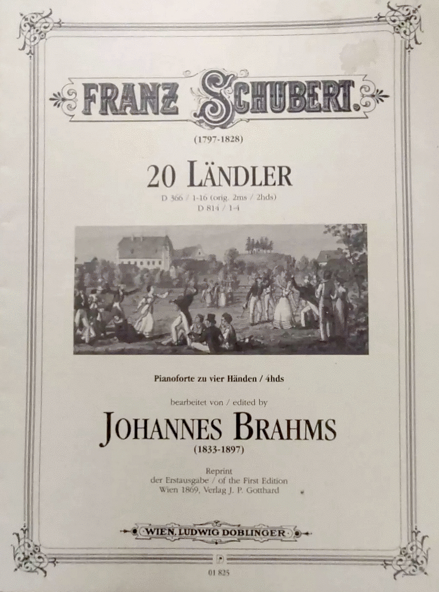 20 Landler 20 Landler Piano Duet scores gallery preview page 1