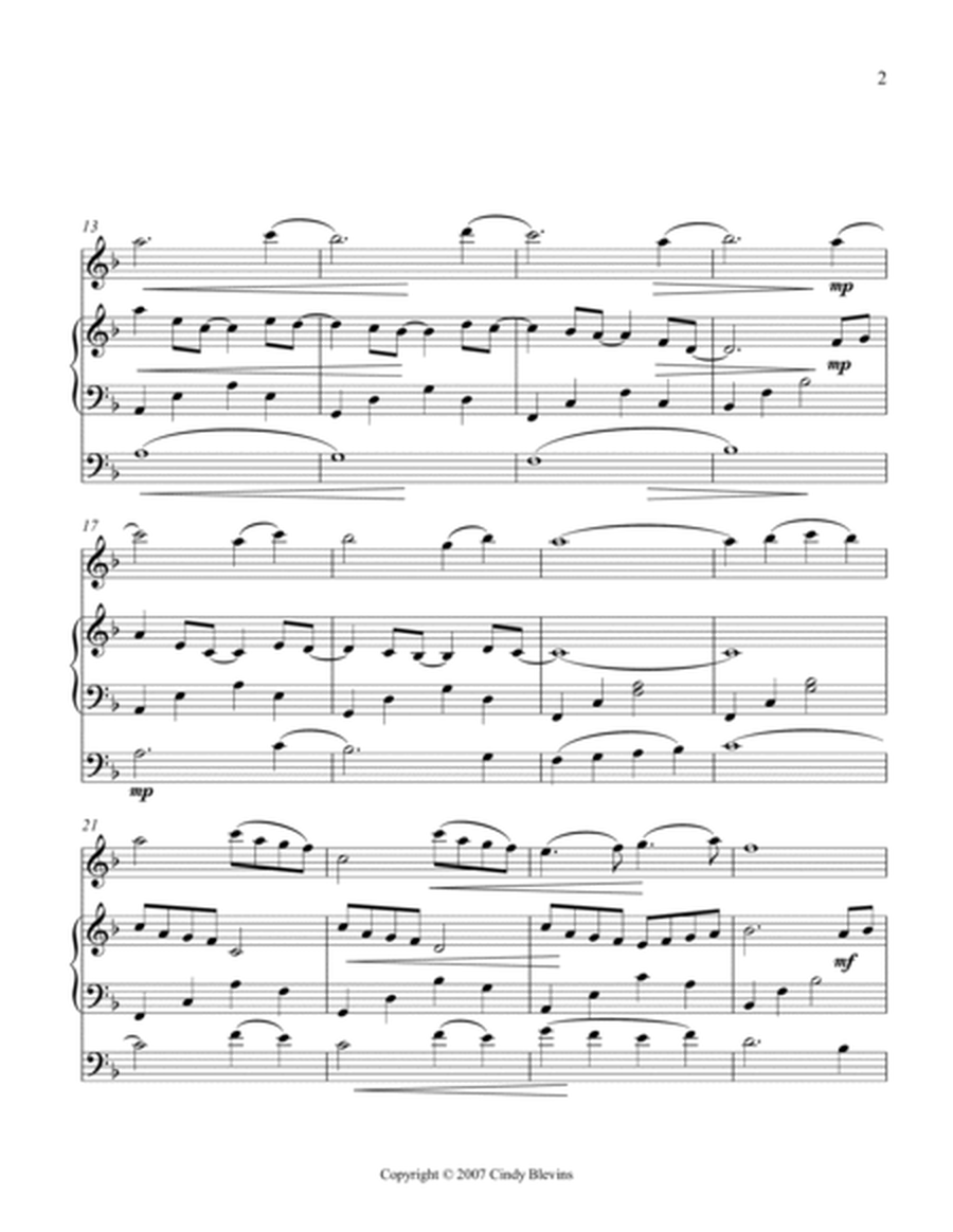 Heaven Sent, an original piece for Piano, Flute and Cello image number null