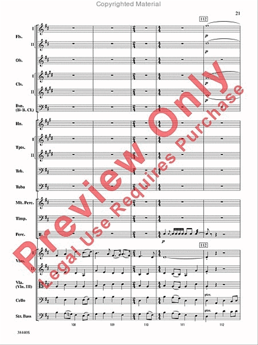 Leroy Anderson's Irish Suite, Part 1 (Themes from) Full Orchestra scores gallery preview page 22