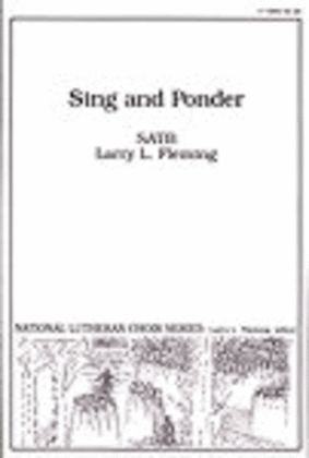 Book cover for Sing and Ponder