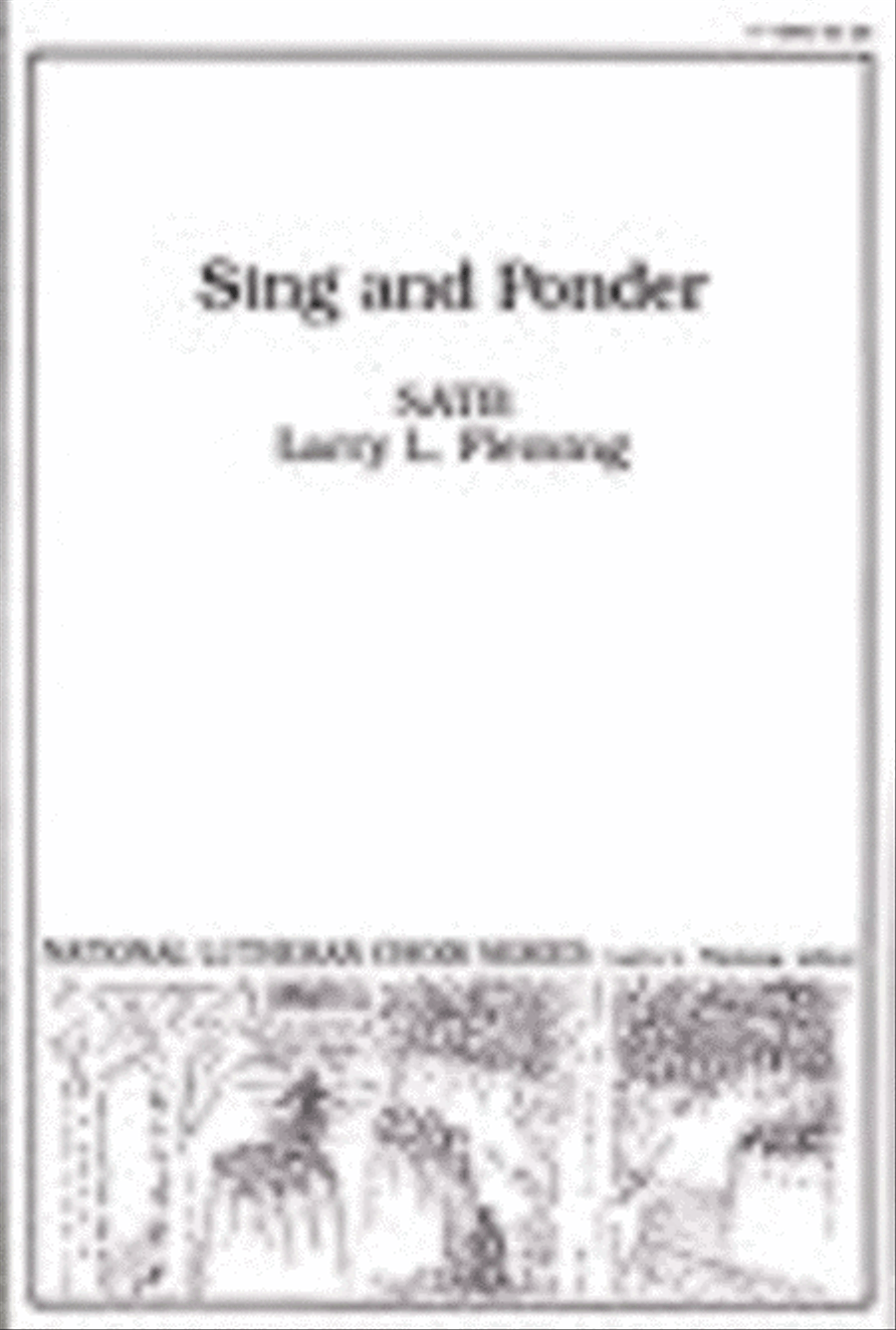 Sing and Ponder Sing and Ponder 4-Part scores gallery preview page 1