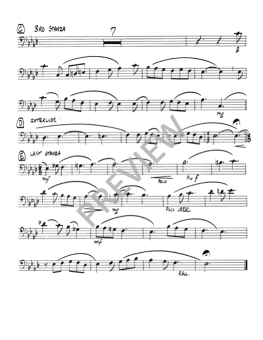 It Came upon the Midnight Clear - Instrument edition Flute scores gallery preview page 8
