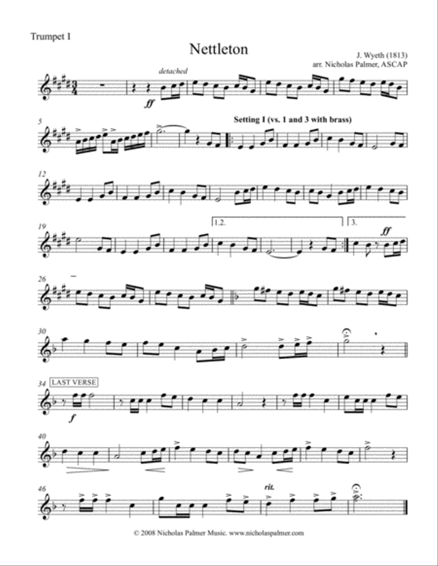Nettleton - for organ, brass, and timpani Small Ensemble scores gallery preview page 5