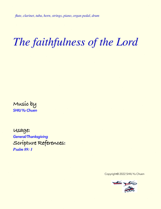 The faithfulness of the Lord