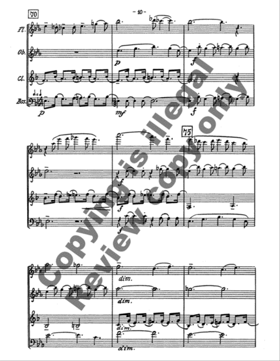 Bass with the Delicate Air Bassoon scores gallery preview page 13