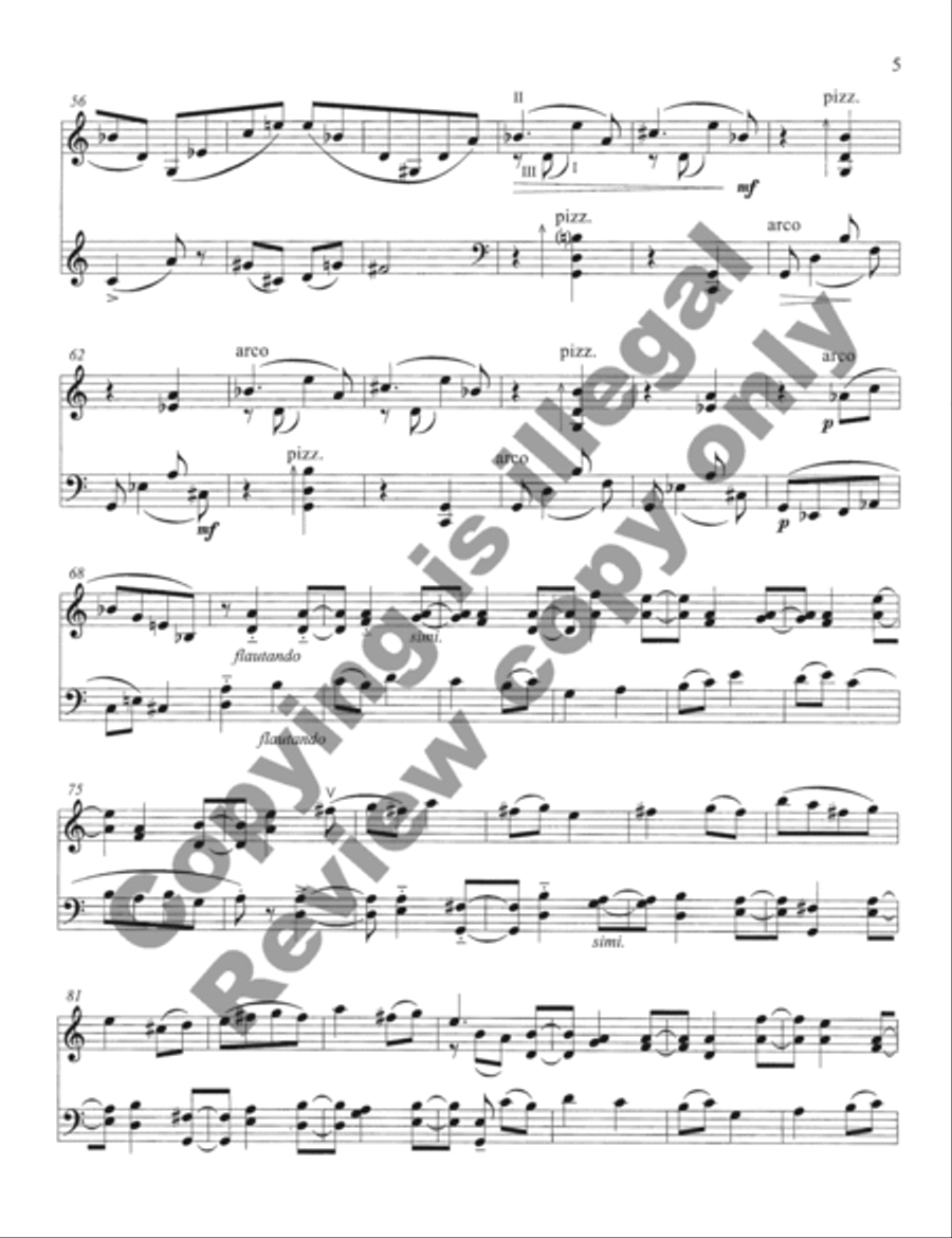 Duo for Violin and Cello Duo for Violin and Cello String Duet scores gallery preview page 3