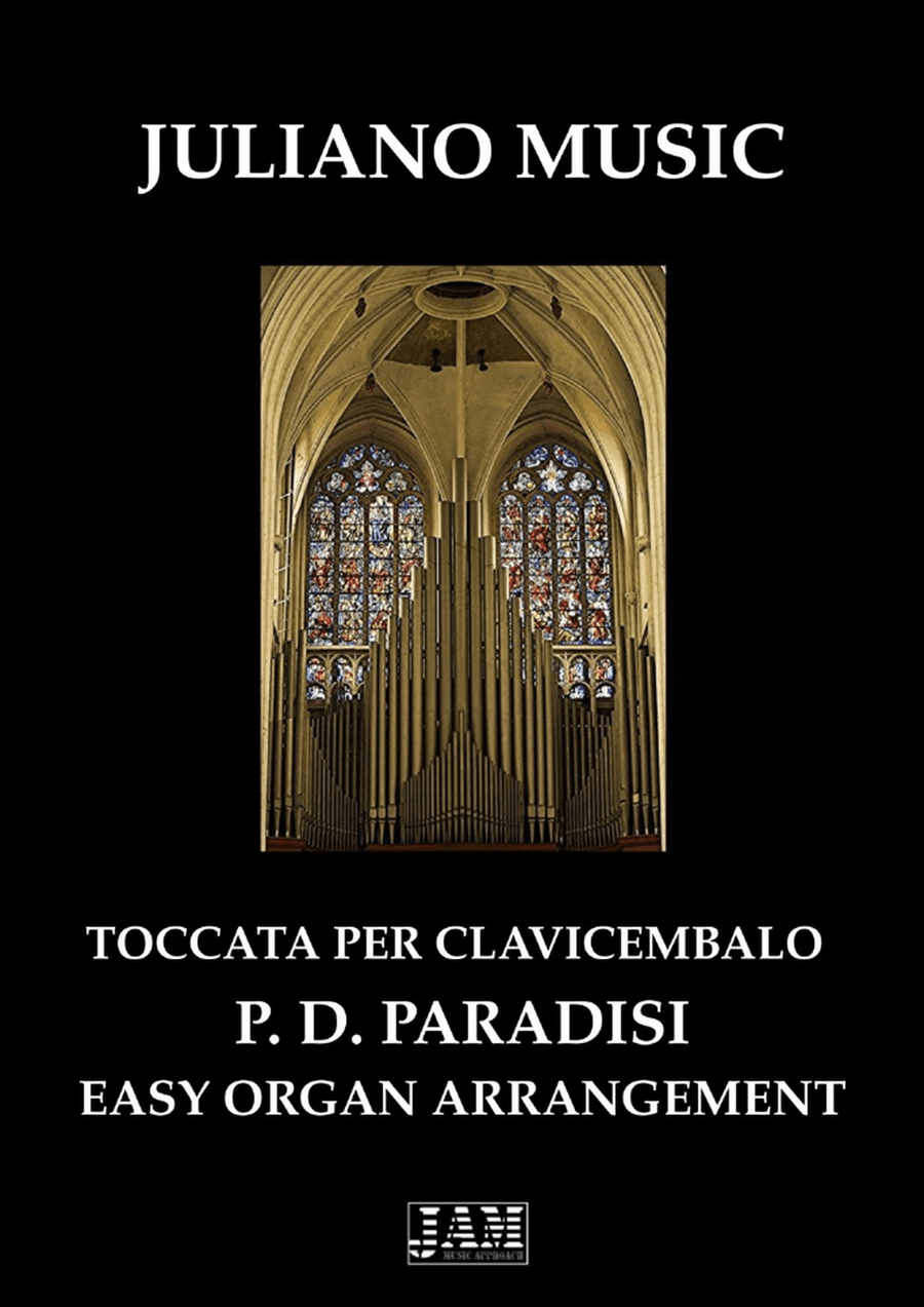 TOCCATA PER CLAVICEMBALO (EASY ORGAN - C. VERSION) - P. D. PARADISI Organ Solo scores gallery preview page 1