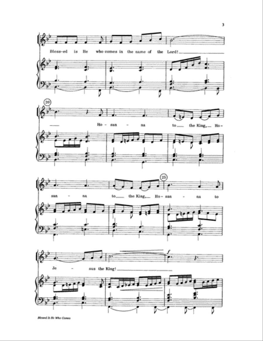 Blessed Is He Who Comes Choir scores gallery preview page 3