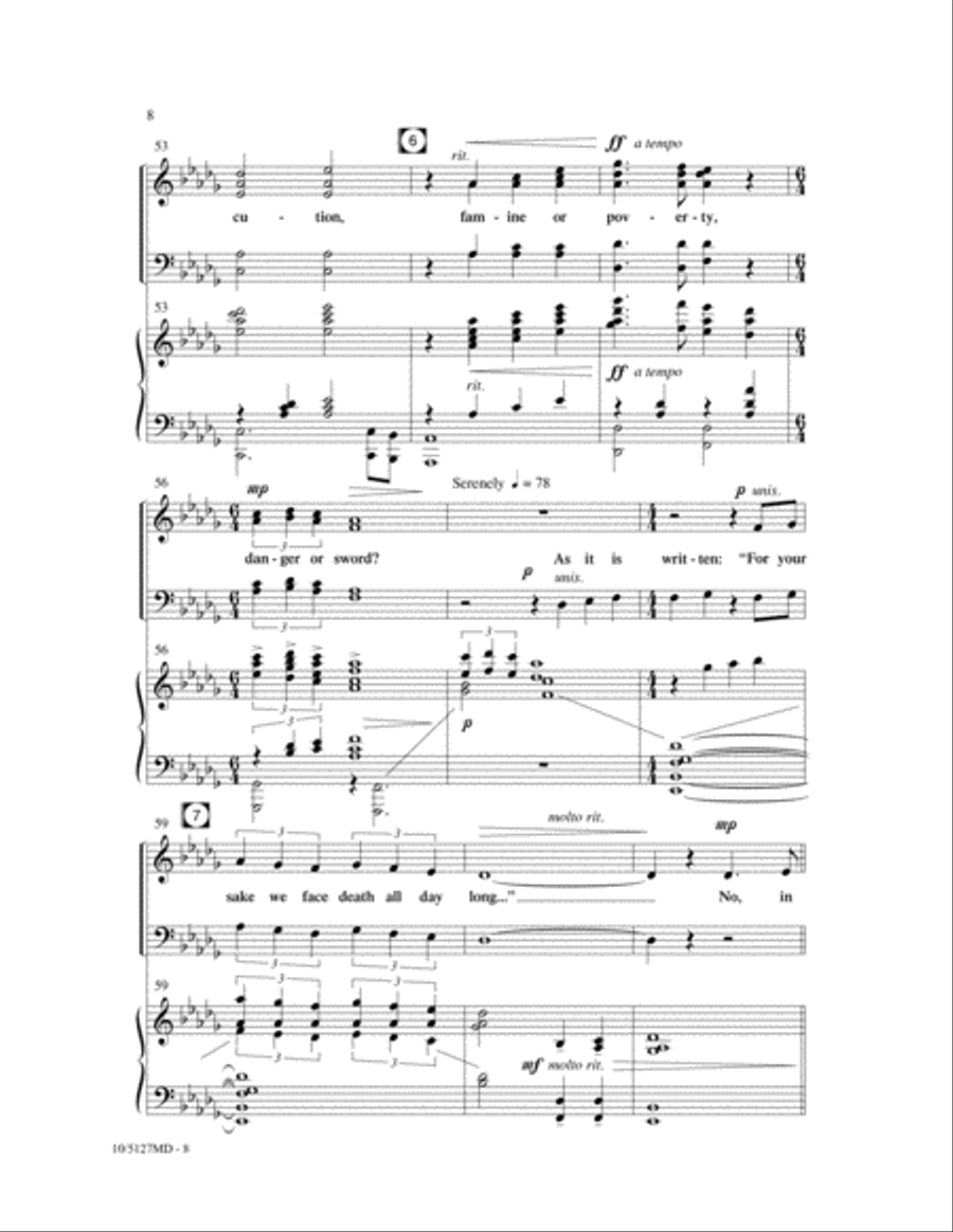 More Than Conquerors 4-Part scores gallery preview page 8