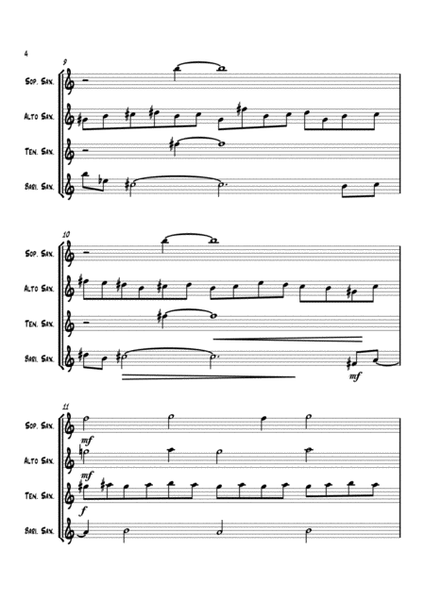 Saxophone Quartet #2 image number null