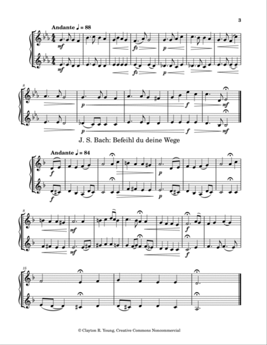 Selected Chorales arranged for strings String Orchestra scores gallery preview page 6